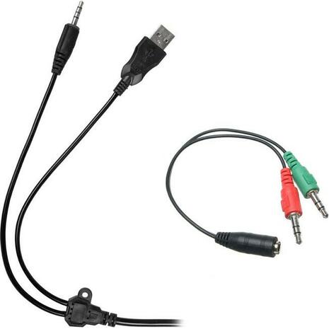 Ακουστικά Gaming NOD Iron ΣOUND v2 Over Ear Headset (2x3.5mm / USB)
